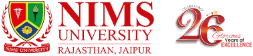 NIMS University Rajasthan - 26 Years of Excellence